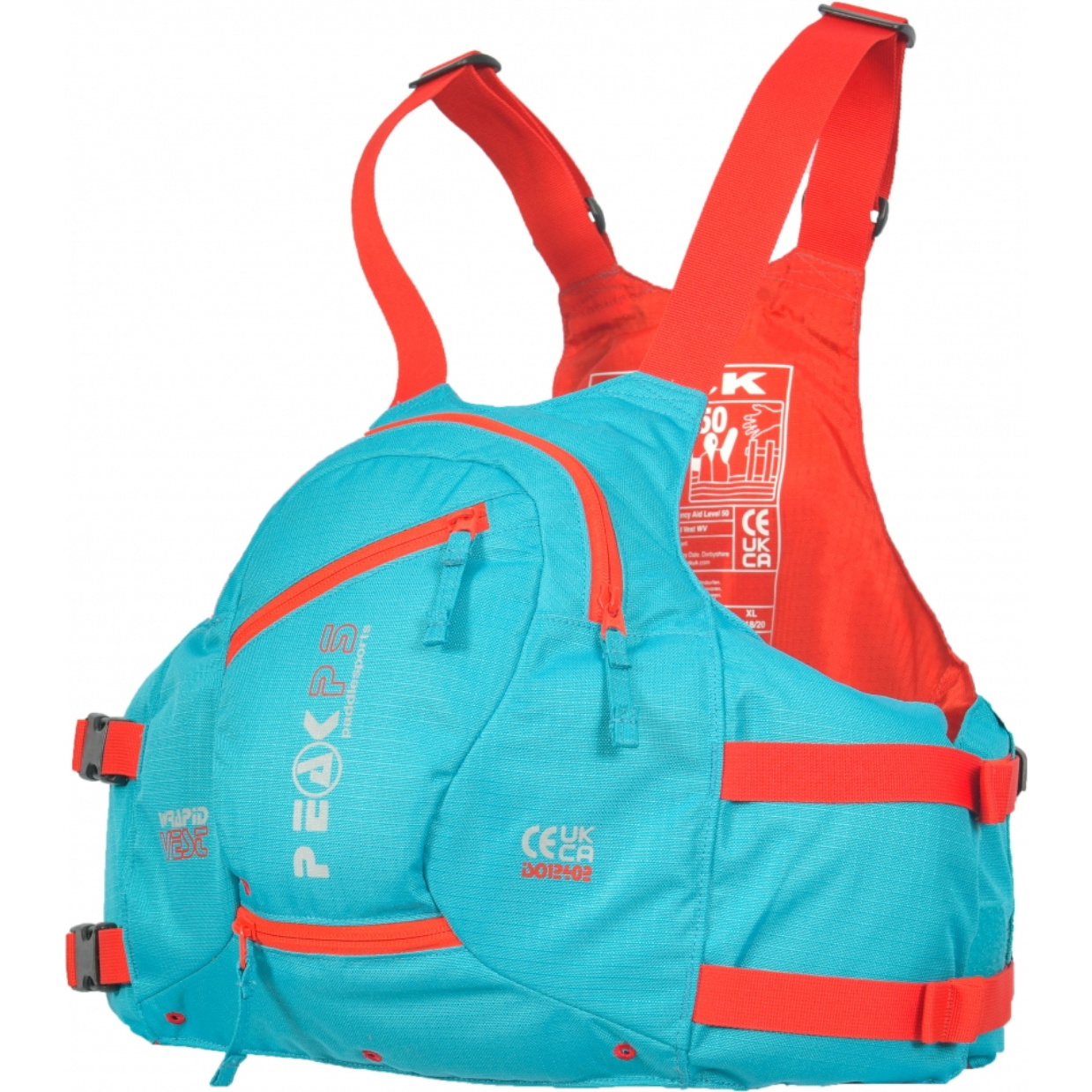 2026 Peak Chaleco De Ayuda A La Flotabilidad Wrapid Hombres Vest 26WV-BLU - Blue